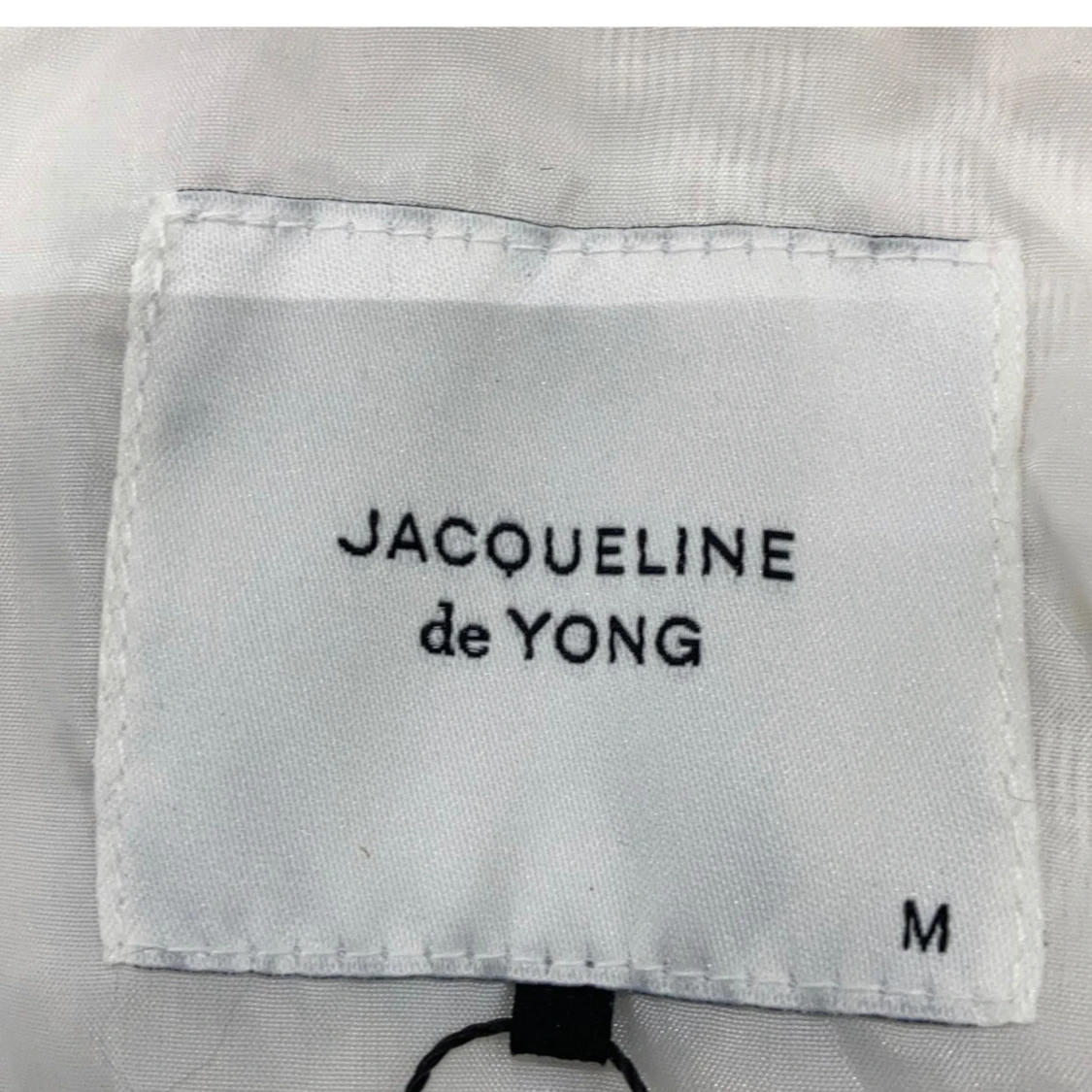 Vit fluffig jacka - 93