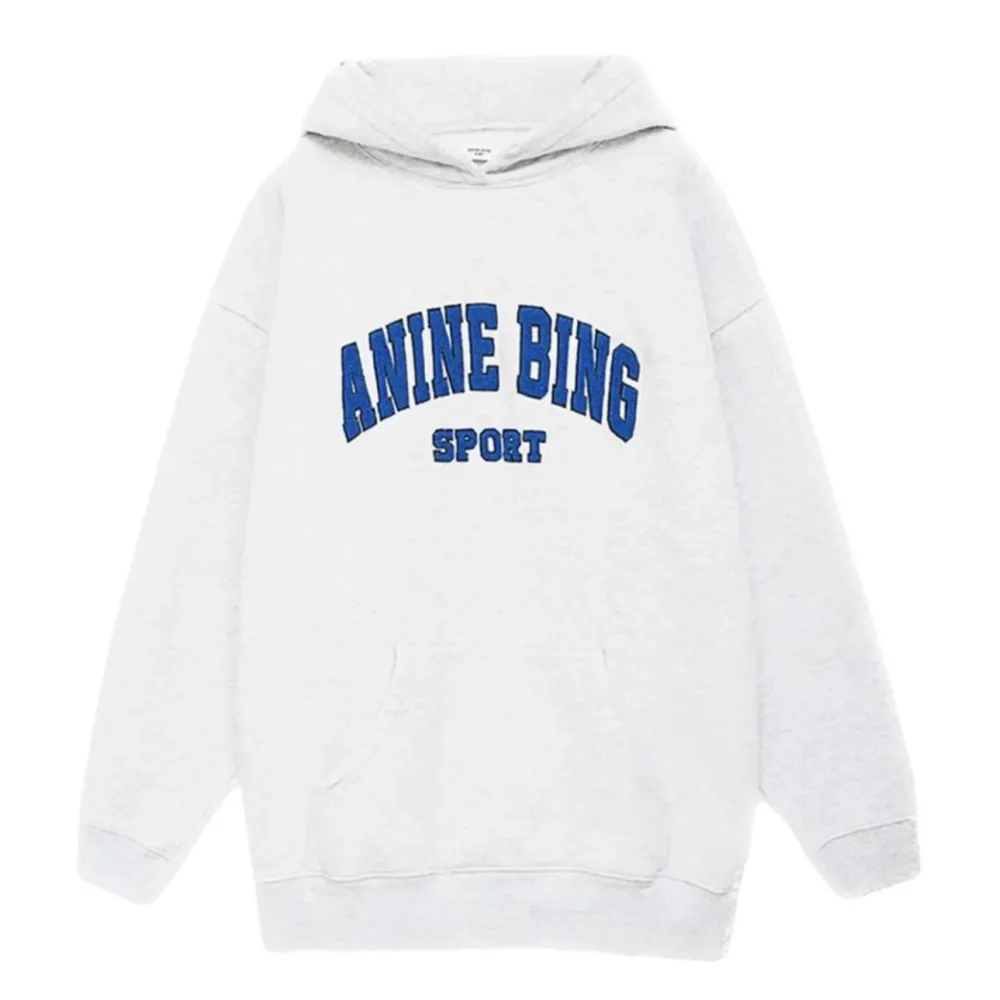 Hoodie från anine bing. Jättefint skick. . Hoodies.