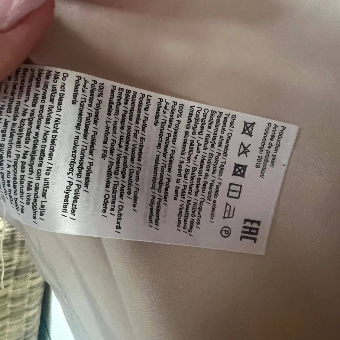 Rosa vila kappa oanvänd - 92