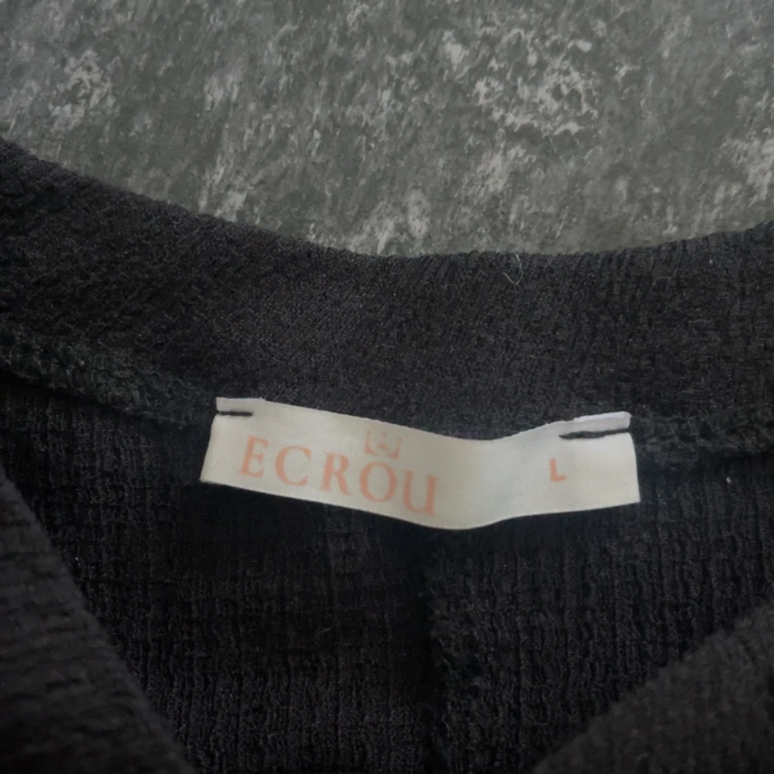 Blå svart tröja med volanger🖤 - 90