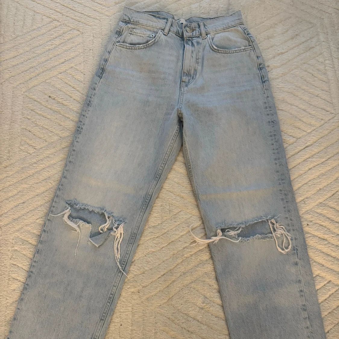blåa jeans