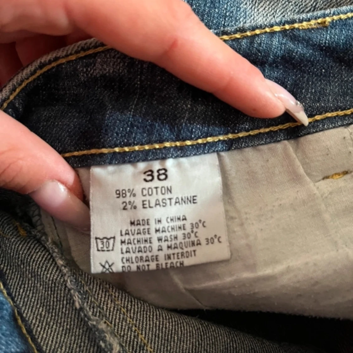 Lågmidjade bootcut jeans  - 93