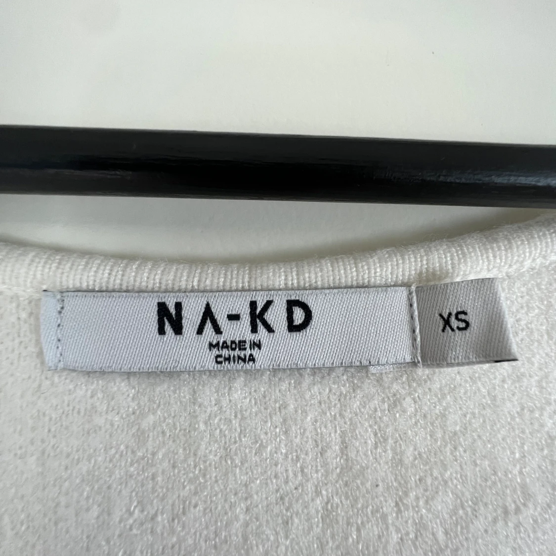 Vit stickad topp - 91