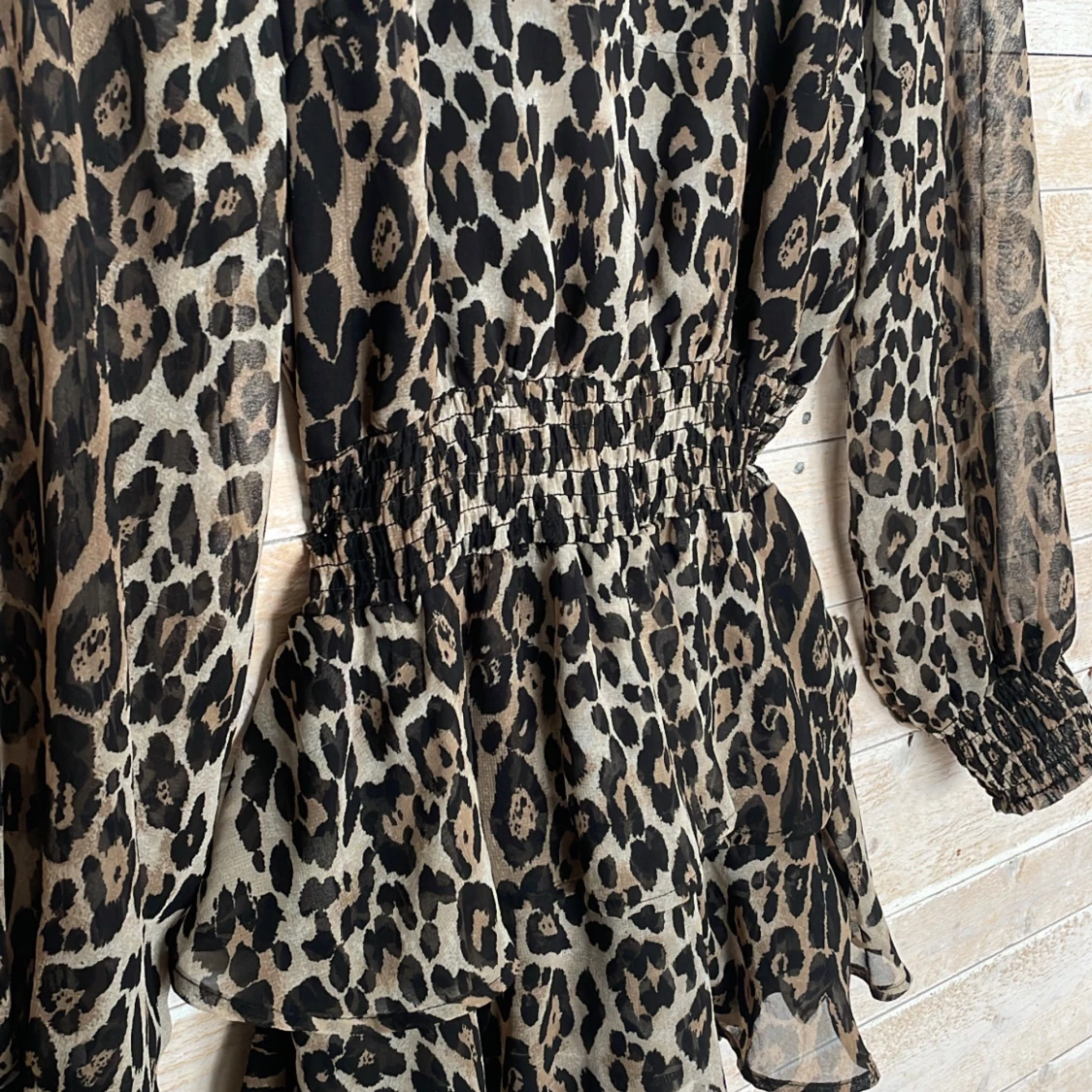 Leopardmönstrad klänning - 90