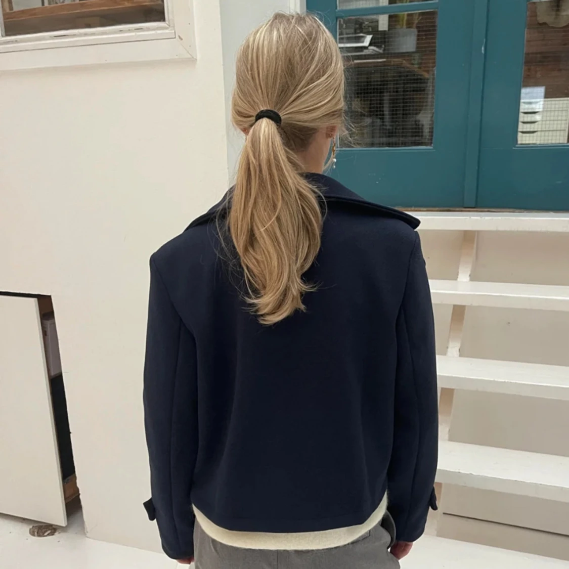 Mörkblå kappa - 91