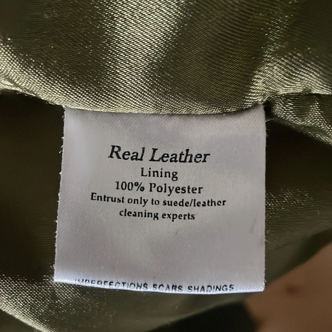 Grön skinnjacka - 91