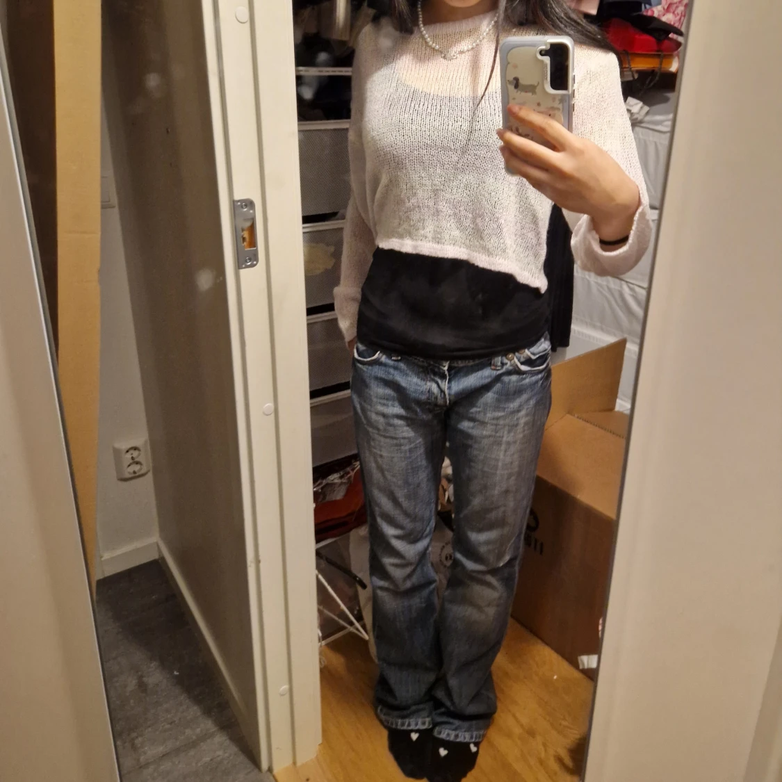 Stickad tröja  - 90