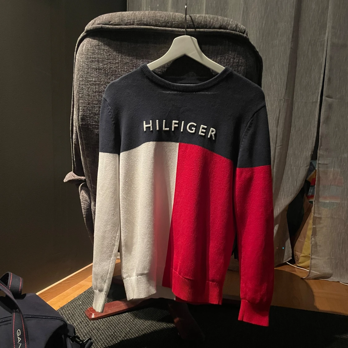 Tommy Hilfiger tröja - Blå/Vit/Svart