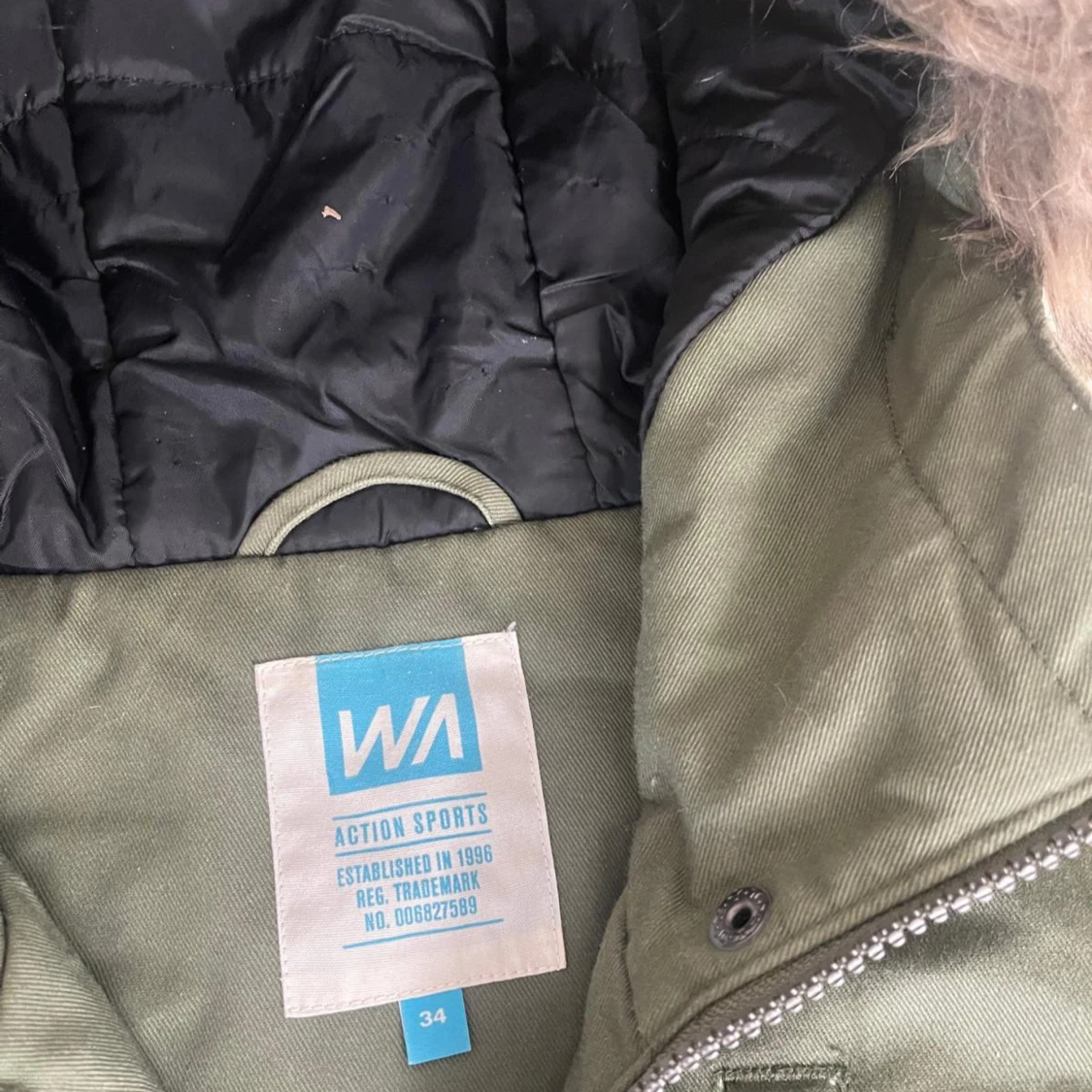 Grön parkajacka från WA Action Sports - 90