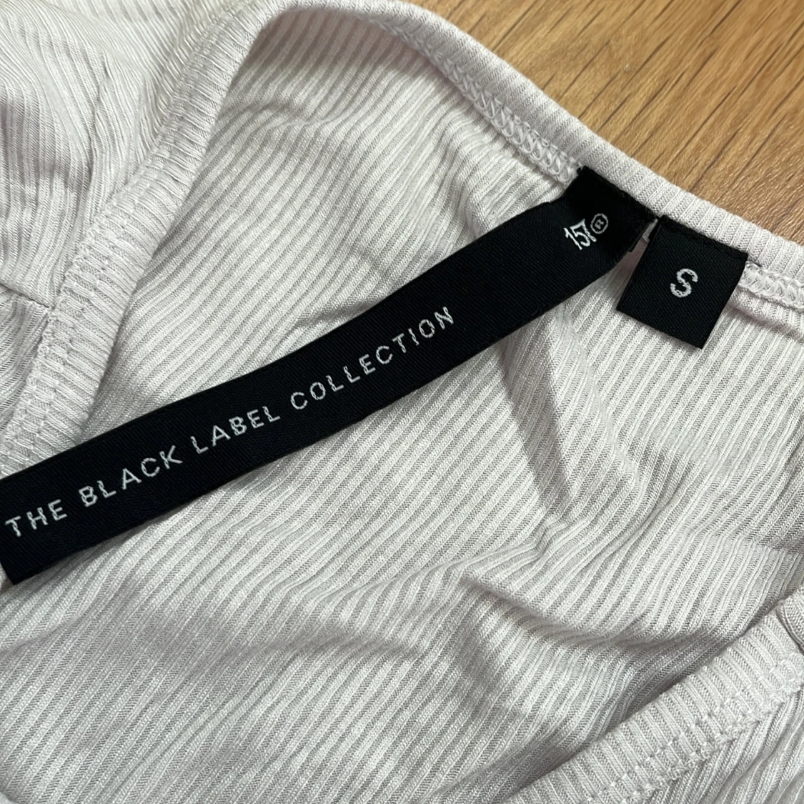 Vit kortärmad topp - 90