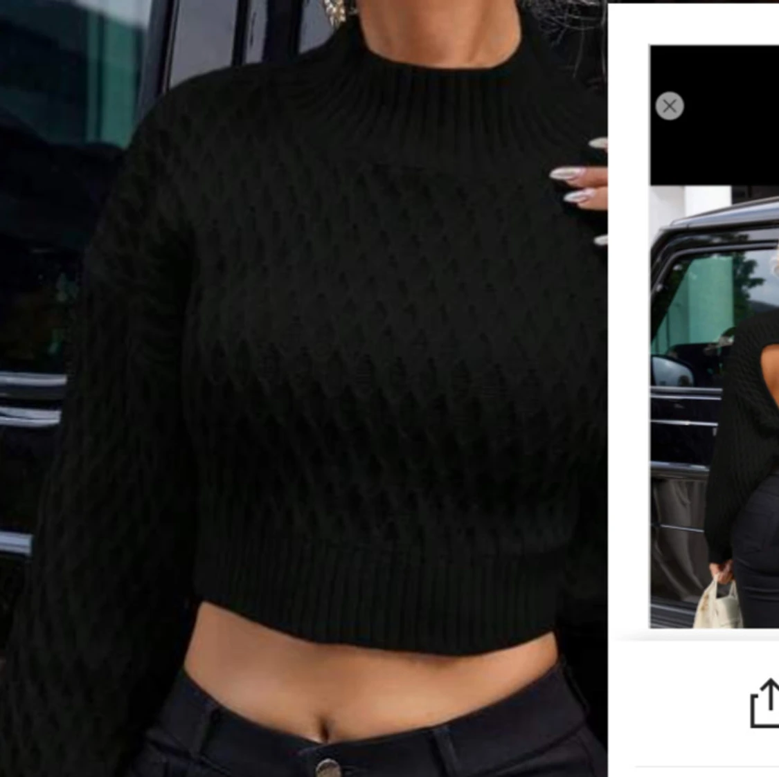 Stickad tröja  - 90