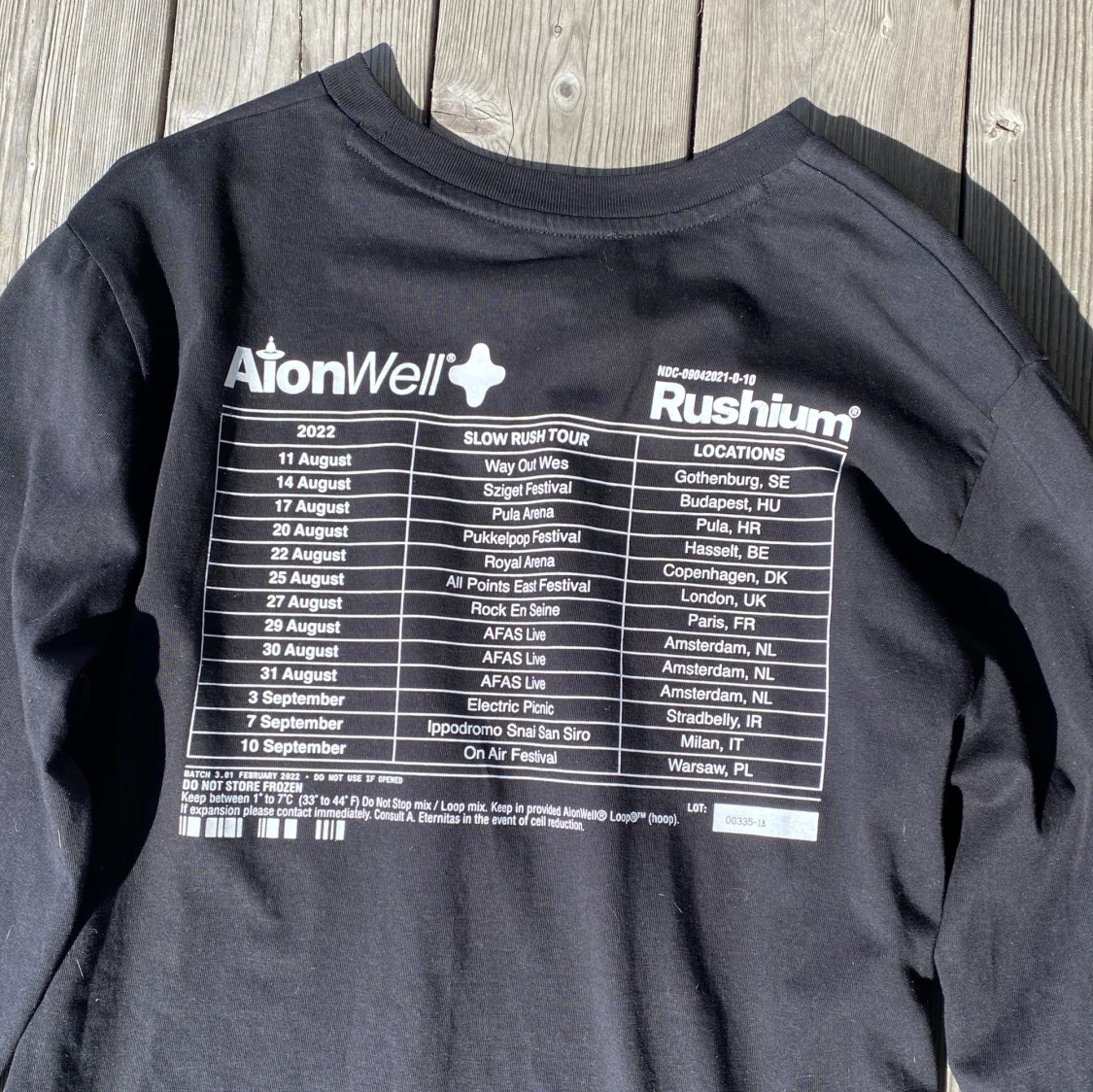 Tame impala slow rush Merch 