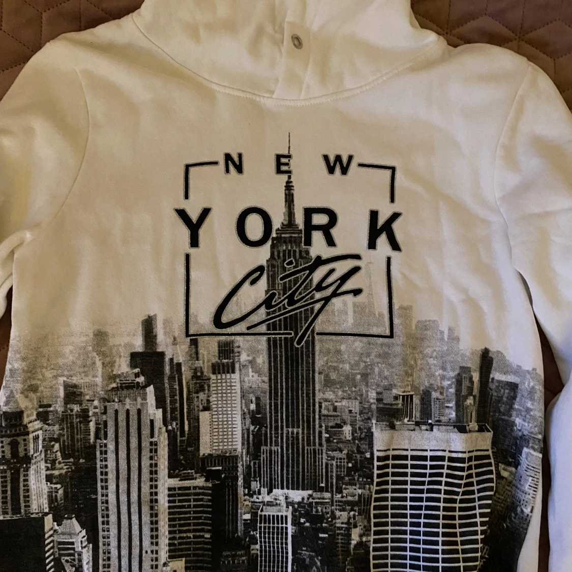 Hoddie med tryck  - 90