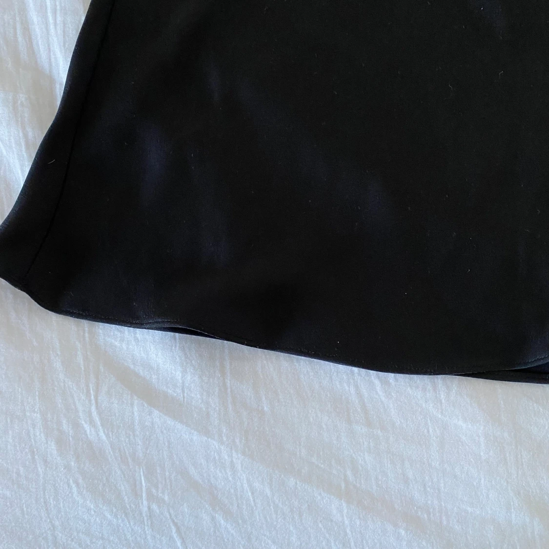 Vintage stil satin midi kjol  - 92