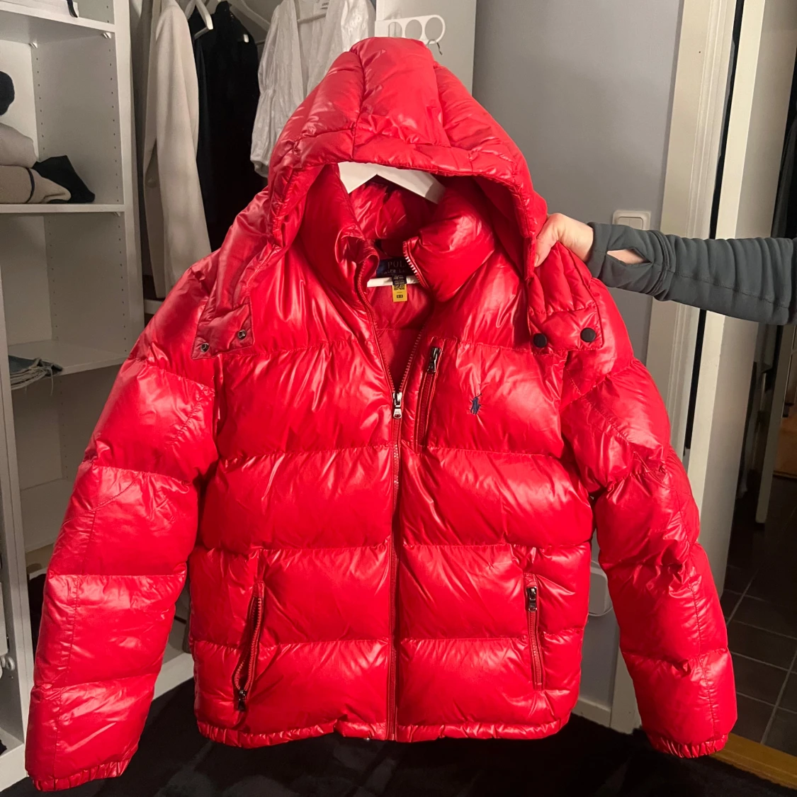 Röd dunjacka från Polo Ralph Lauren