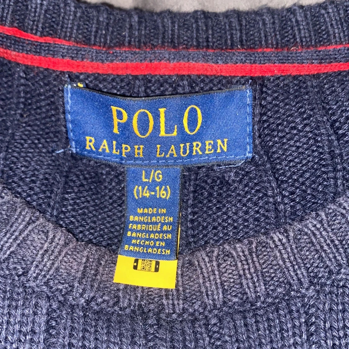 Ralph lauren stickad tröja - 90