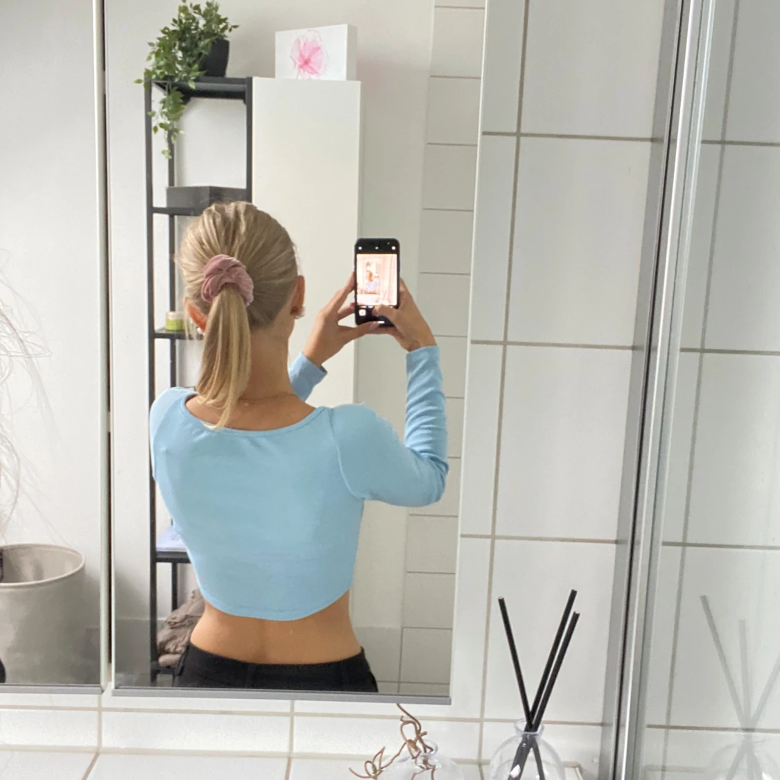 Blå tröja/topp - 91