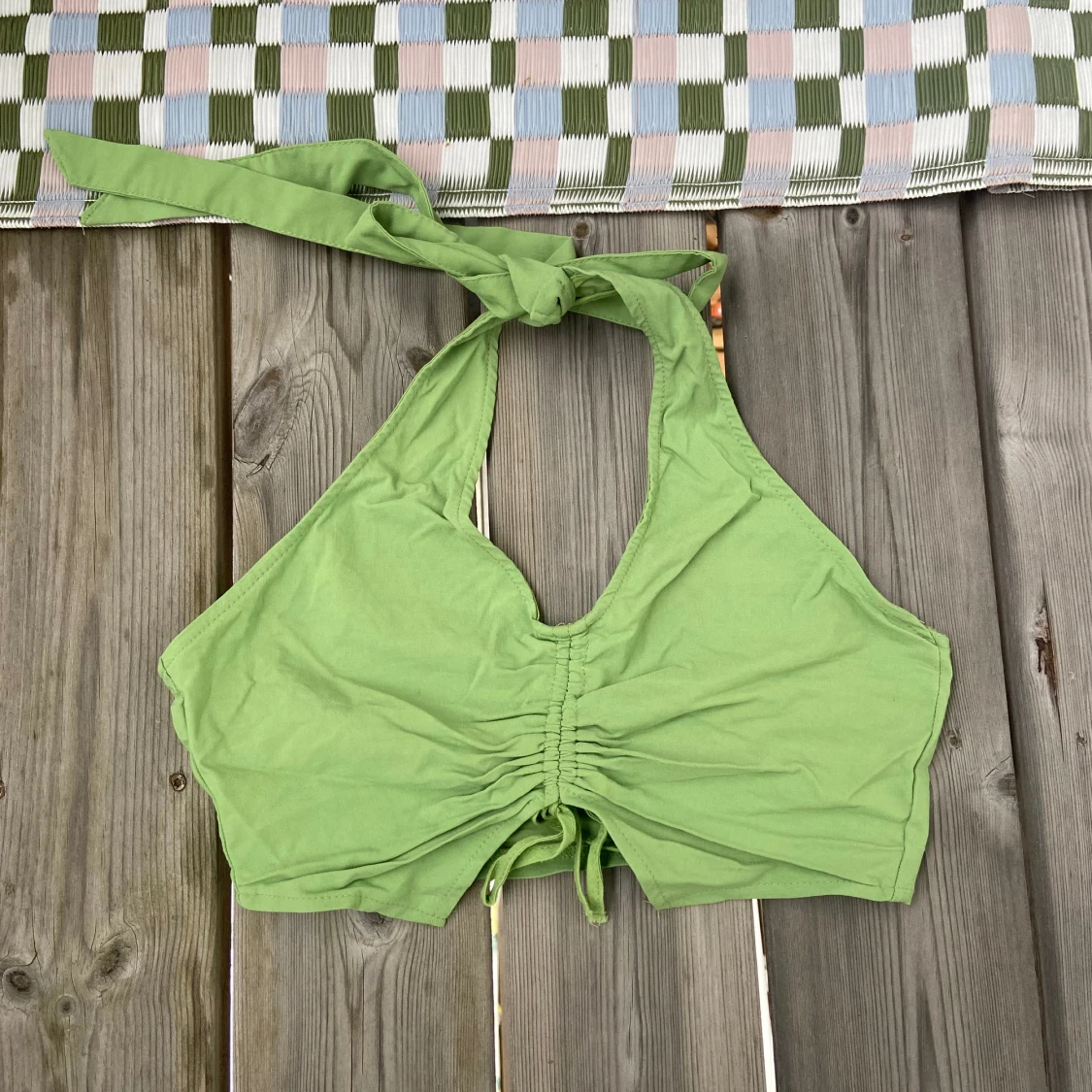 Grön somrig croptop 