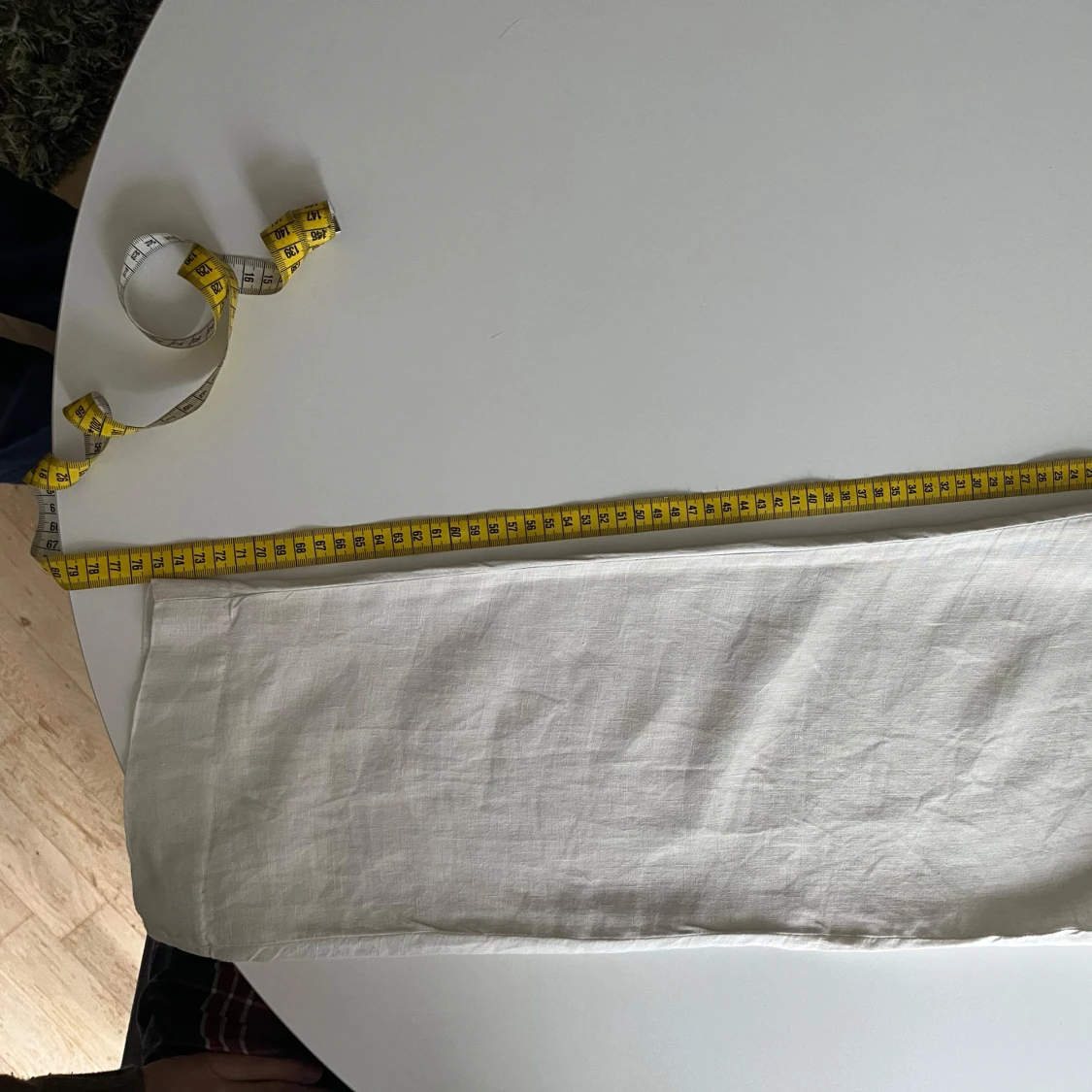 Vita linnebyxor från H&M - 92