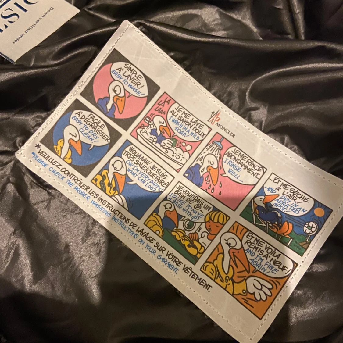 Svart dunjacka från Moncler (Montebiliard) - 92