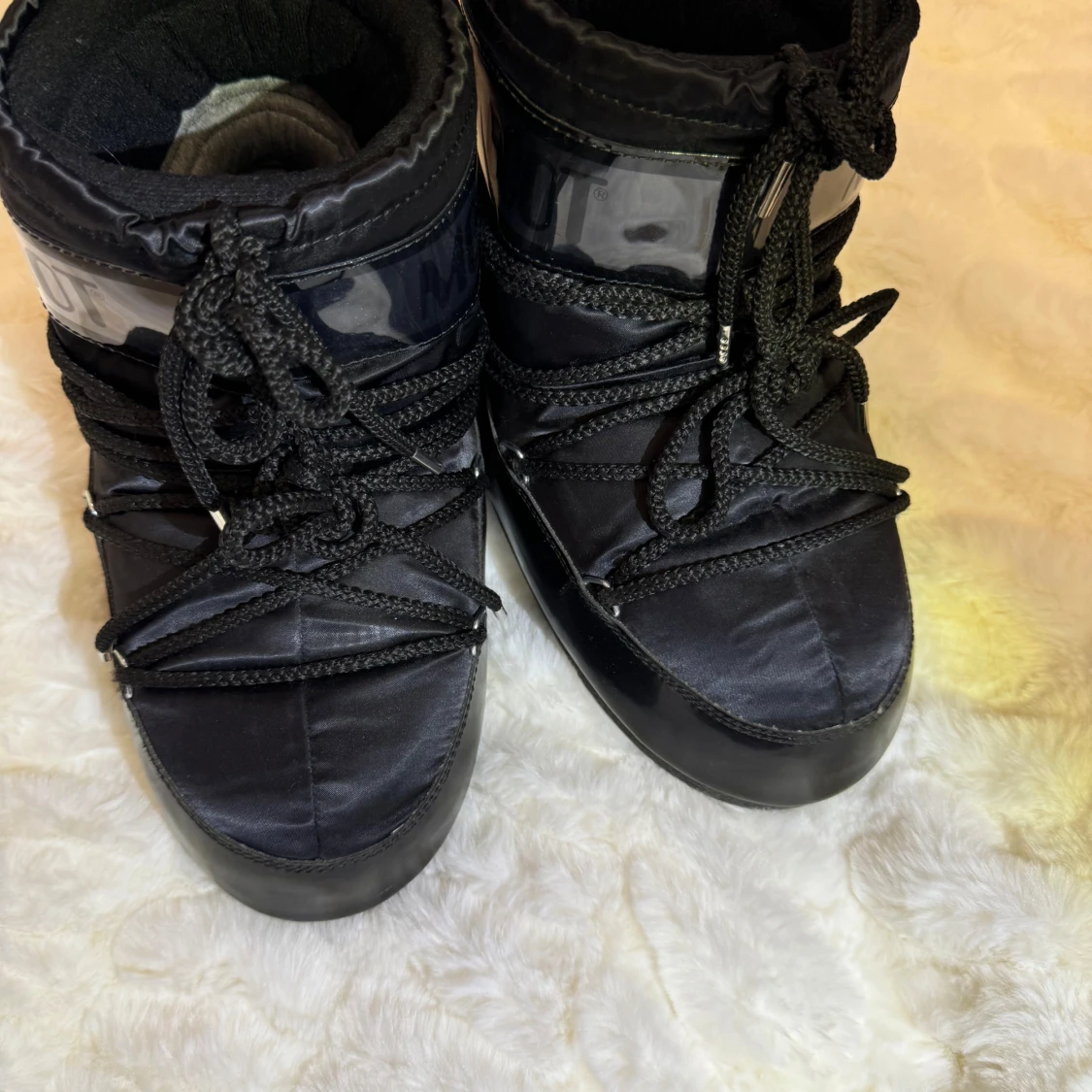 Svarta Moon Boots - 90