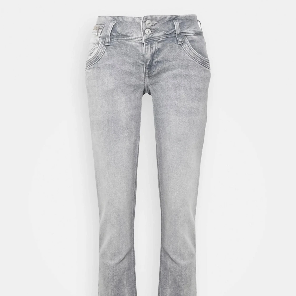 Grå bootcut jeans