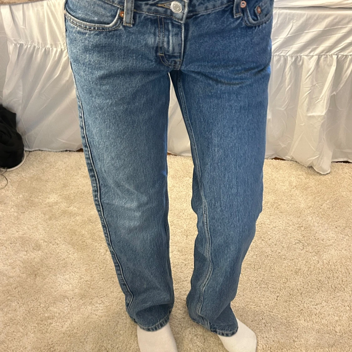 Blå jeans Low waist  - 91