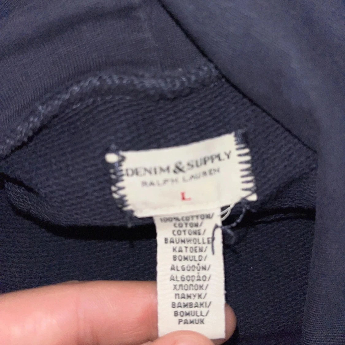 Mörkblå hoodie från Ralph Lauren - 1