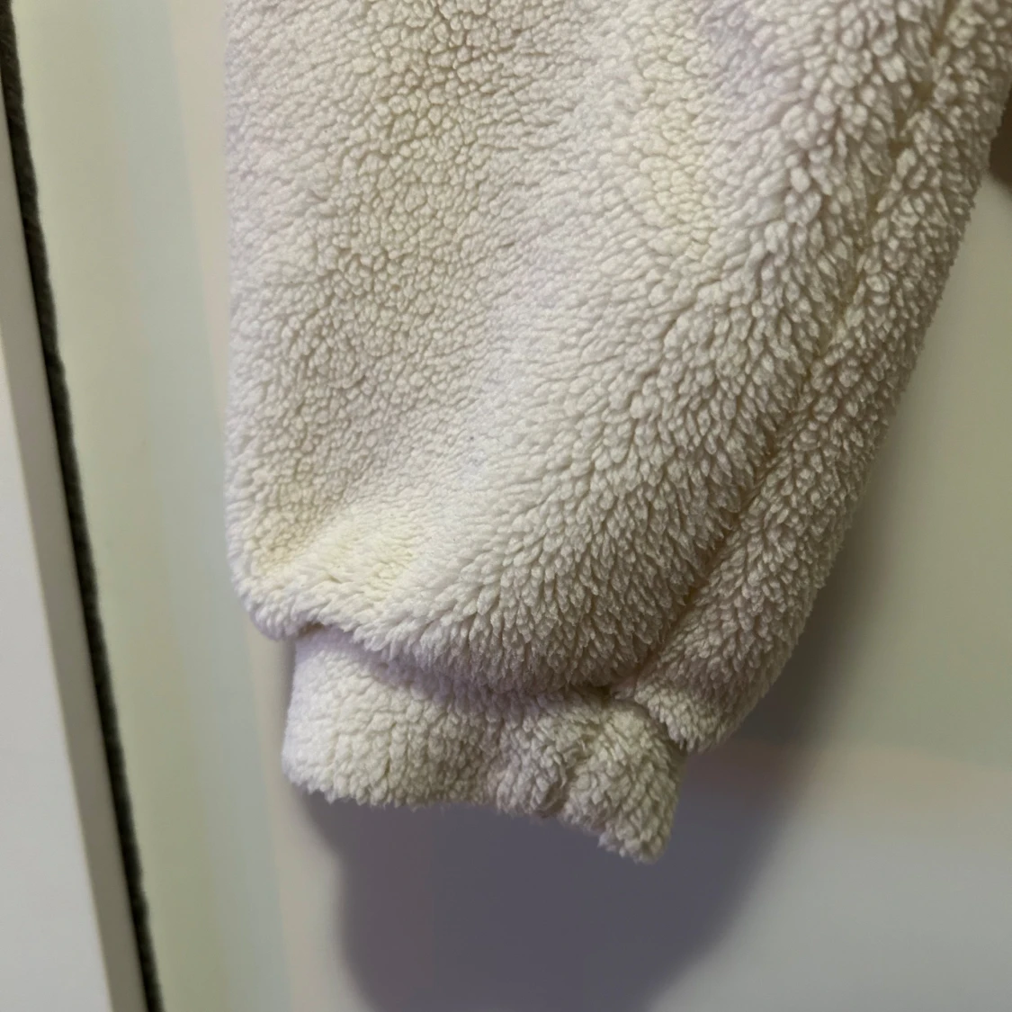 Beige fleece tröja - 2