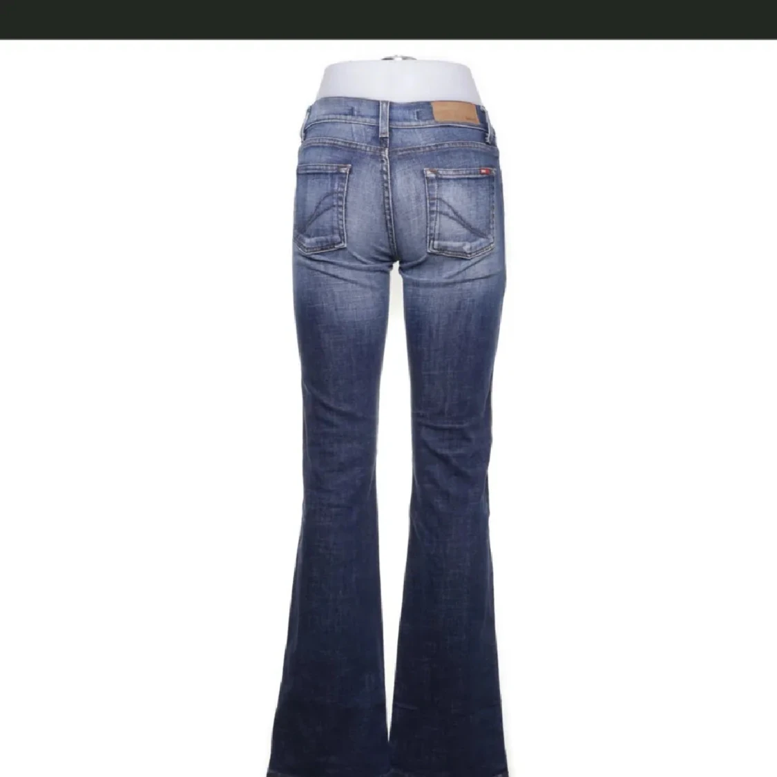 Blå bootcut jeans - 1