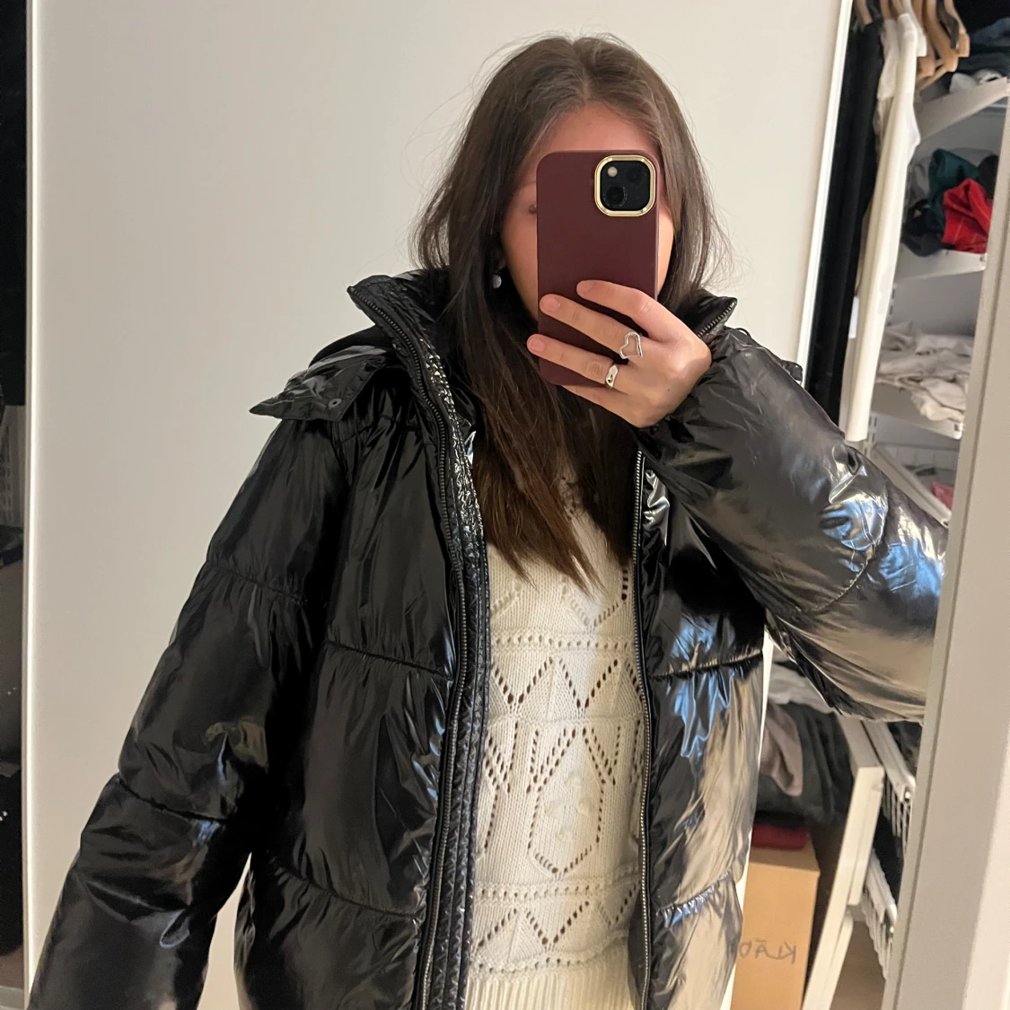 Glansig vinterjacka Nelly - 91