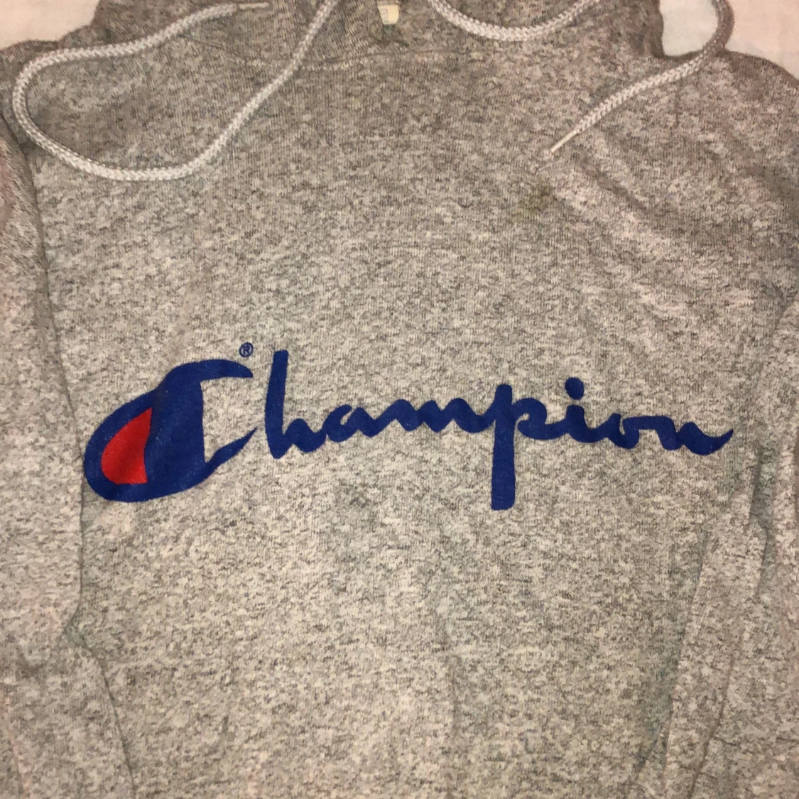 Grå Champion hoodie - 90