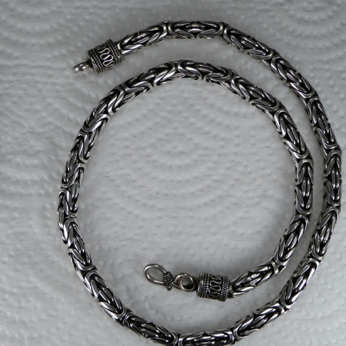 Kejsarlänk älta silver - 90