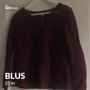 Blus  - Jättefin vinröd blus från hollister, jättefin till jul