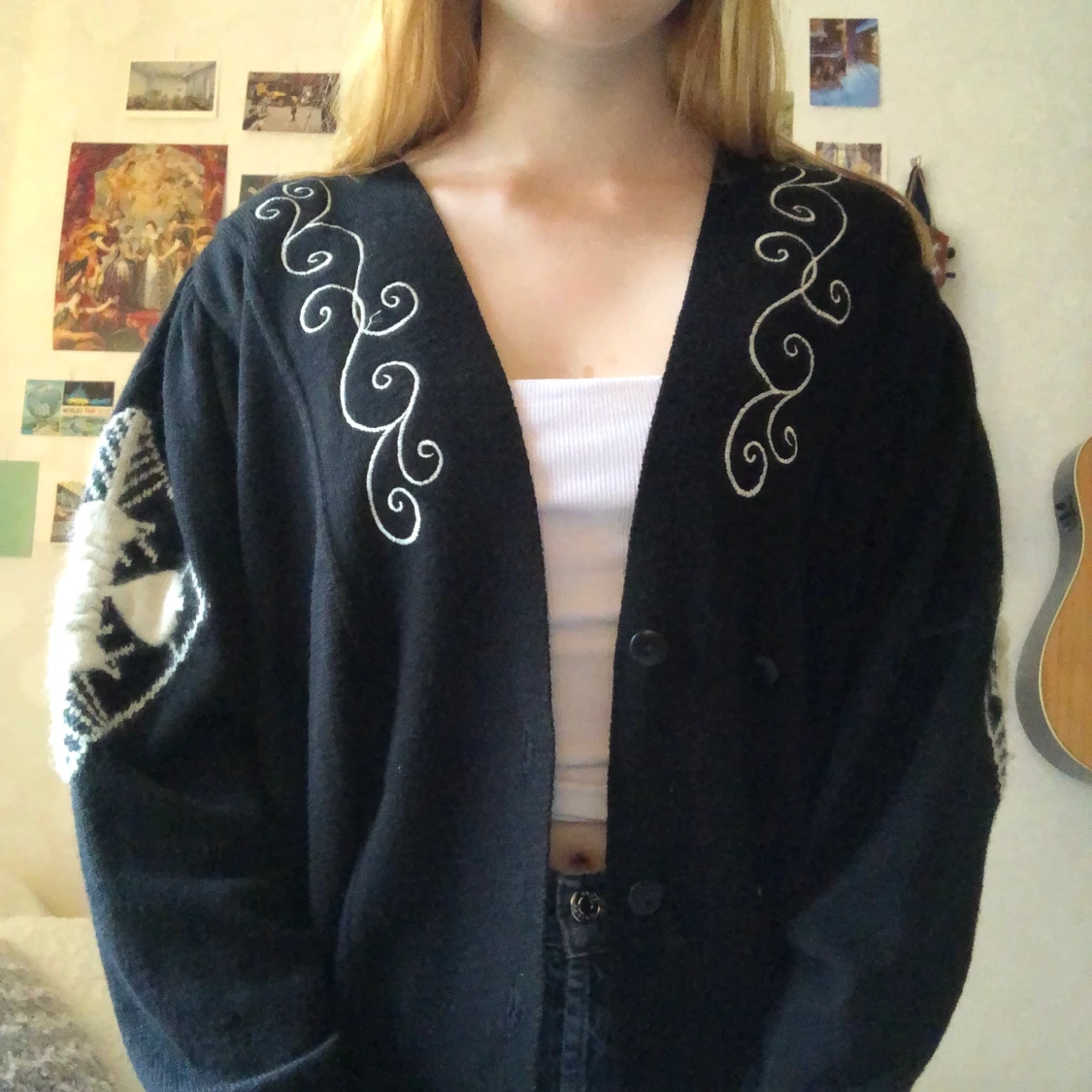 Stickad kofta - 91