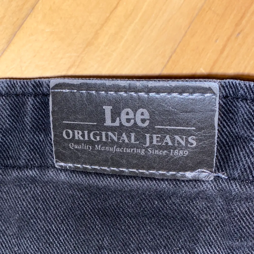 Oversized svarta ripped jeans från Lee. Supercoola skatervibes!. Jeans & Byxor.