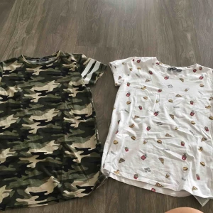  - Två tröjor från new yorker💕den gröna är storlek XS men kan användas som S, och den vita är M, du får båda för 20kr