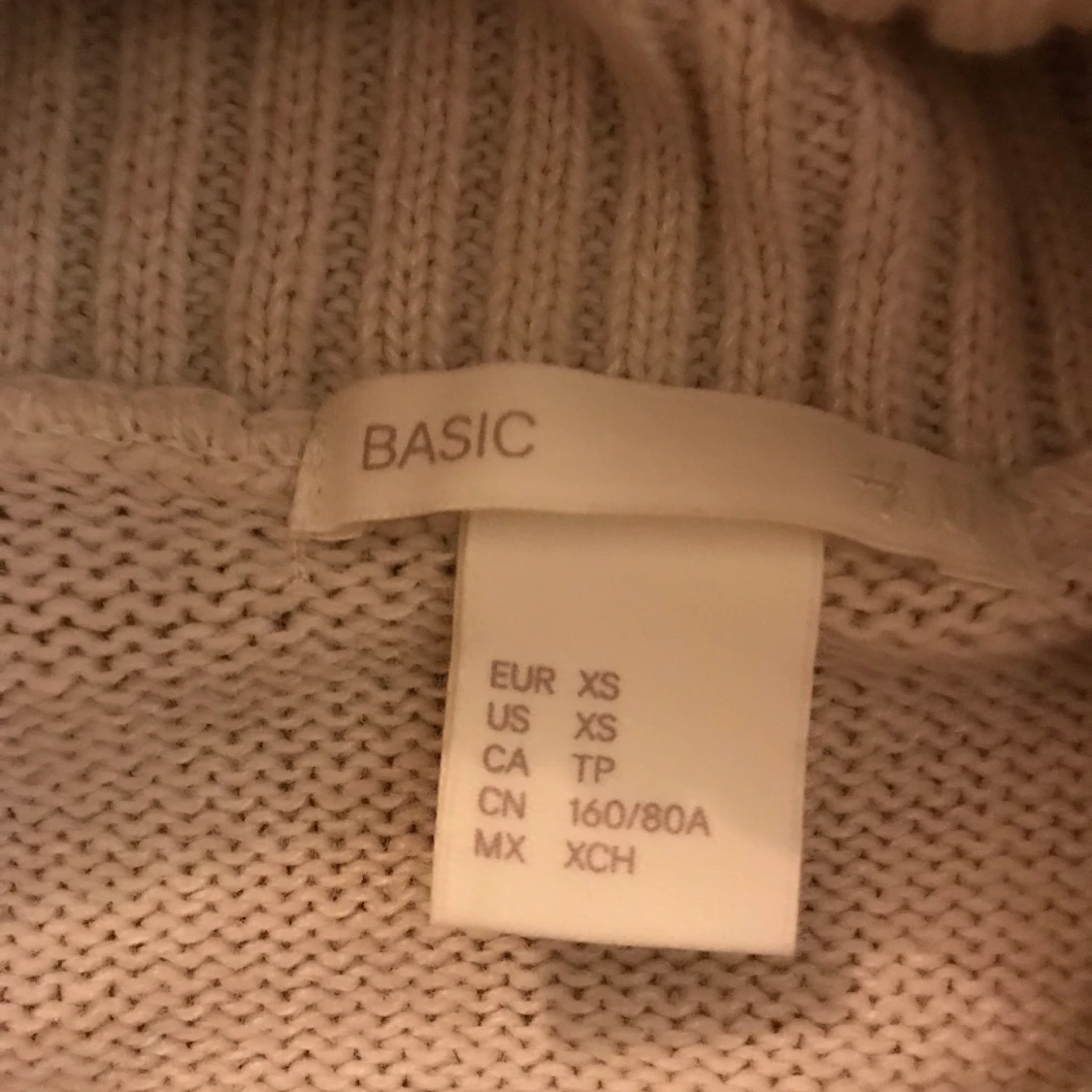 Beige stickad klänning - 91