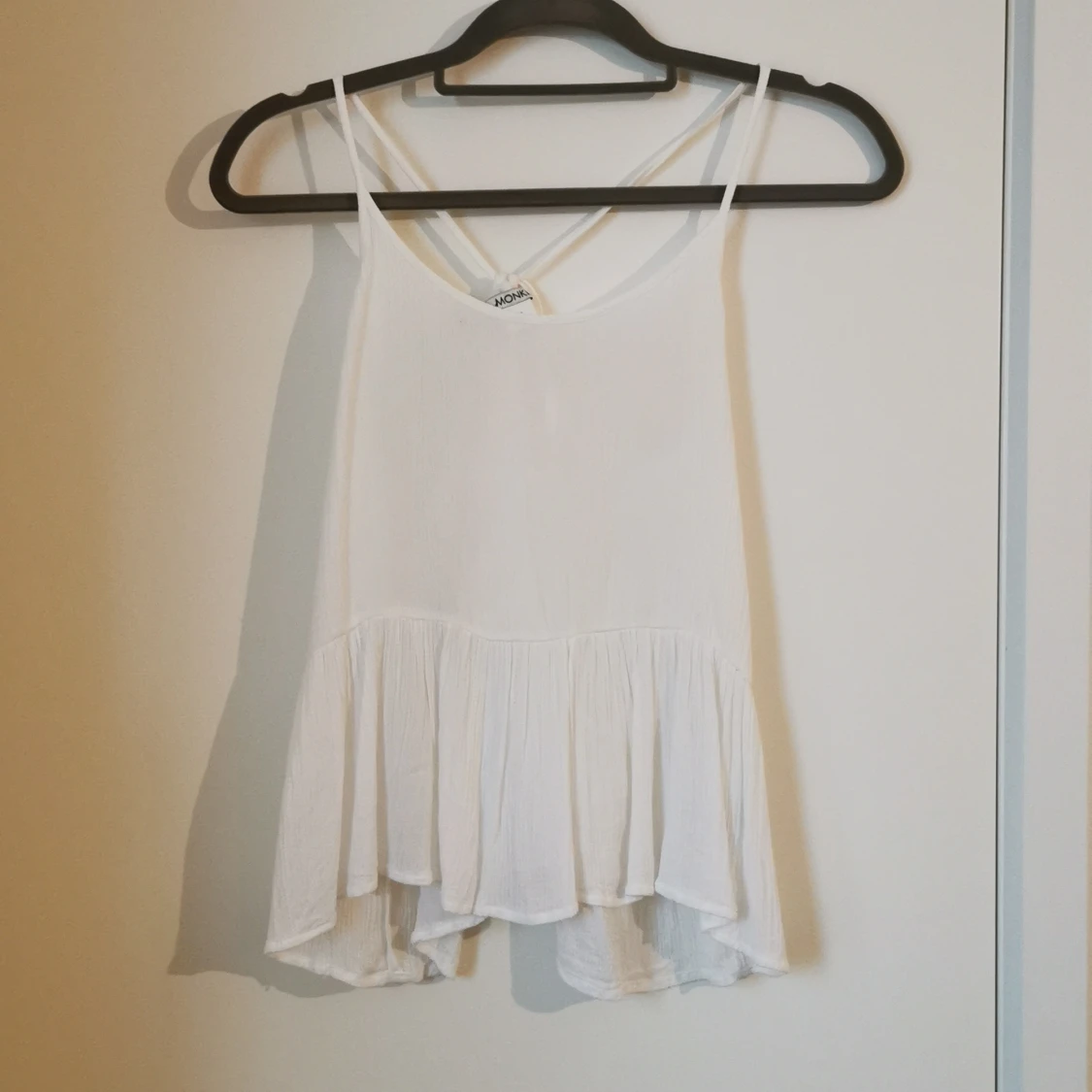 Monki vitt linne i strl XS