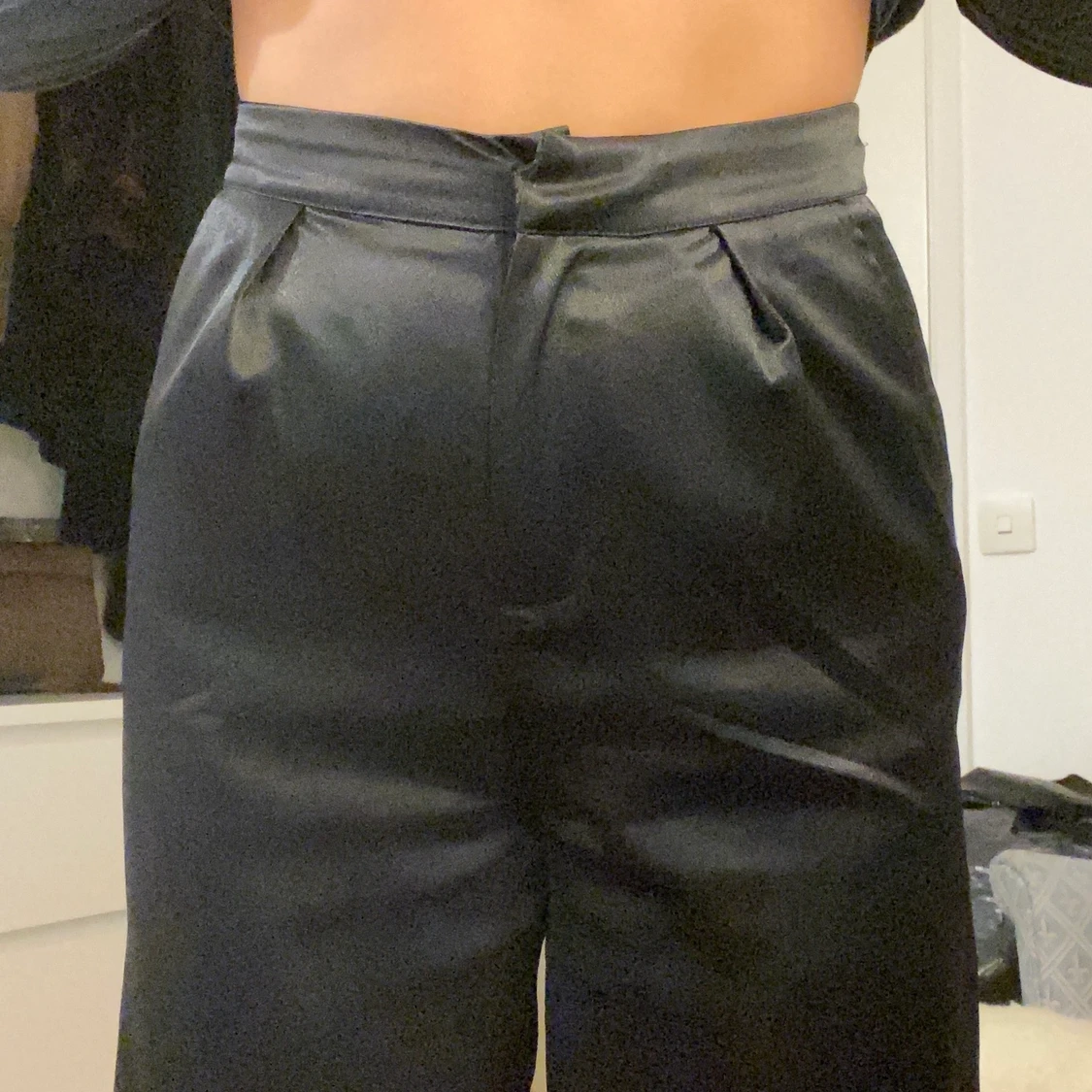 Svarta silkesbyxor - 91