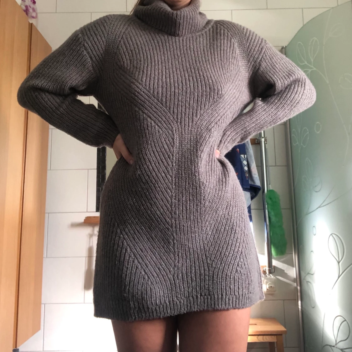 Stickad klänning - 90