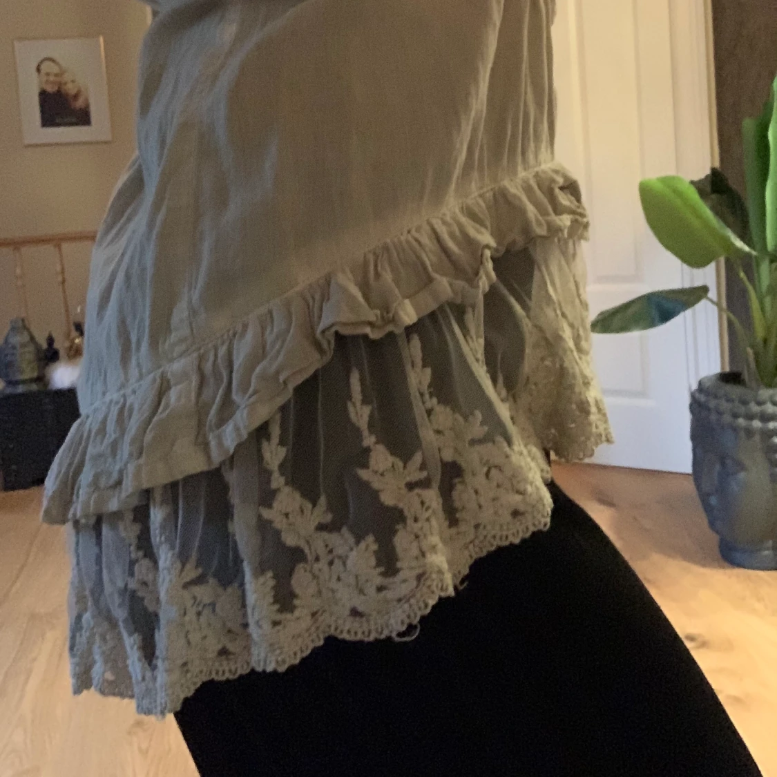 Blus med spets  - 91