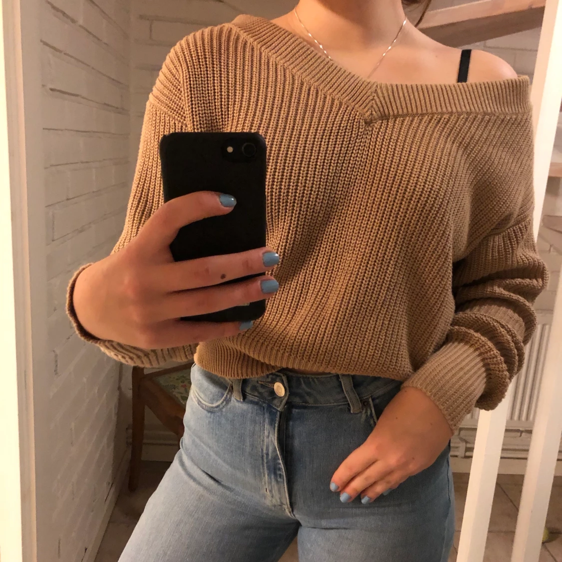 Stickad tröja från Gina Tricot