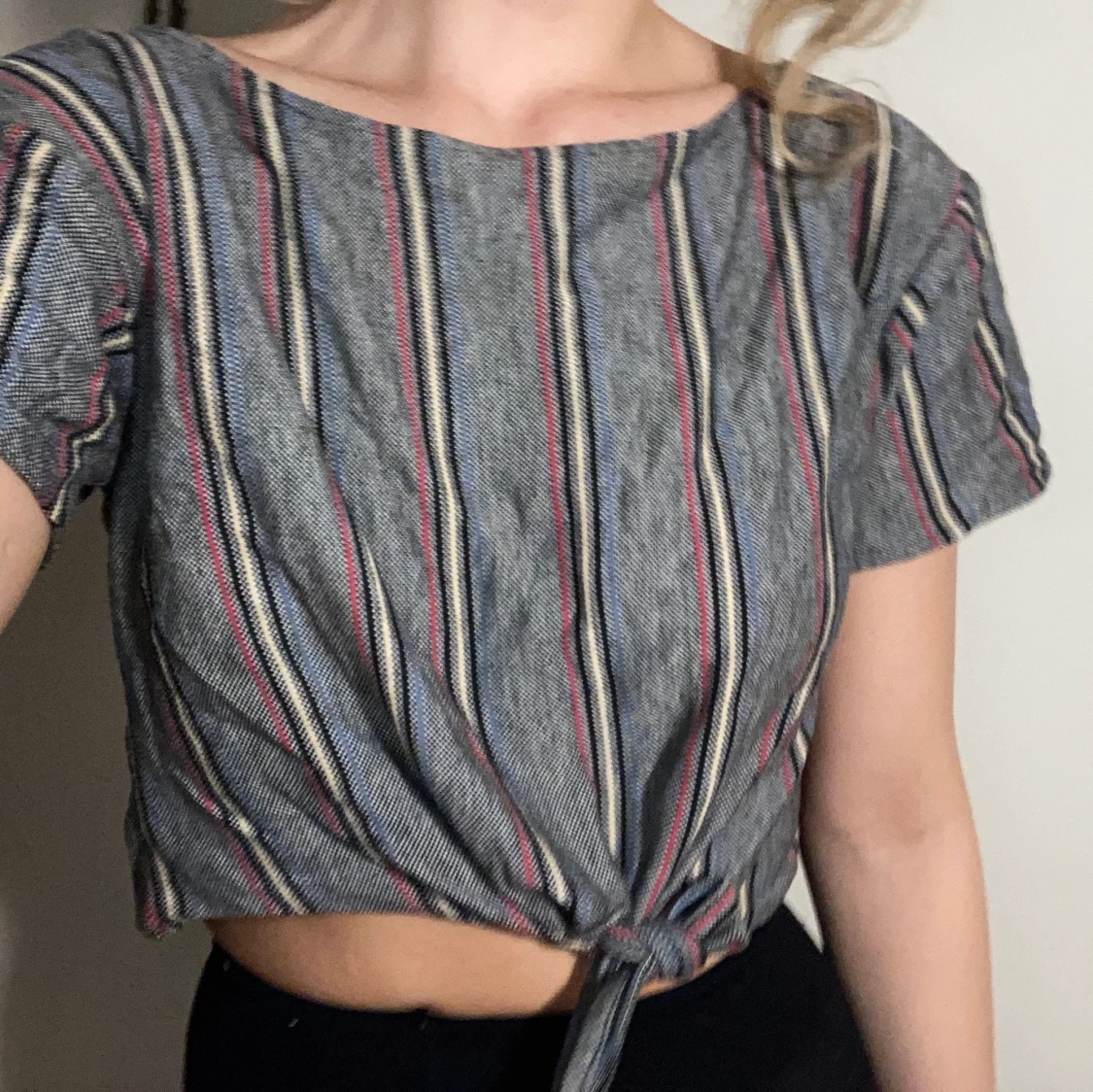 Fin långrandig tröja 