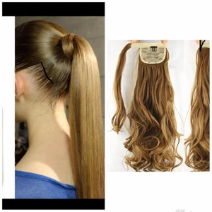 Äkta hår pony. Ny - Äkta hår. 16 inch. Ny