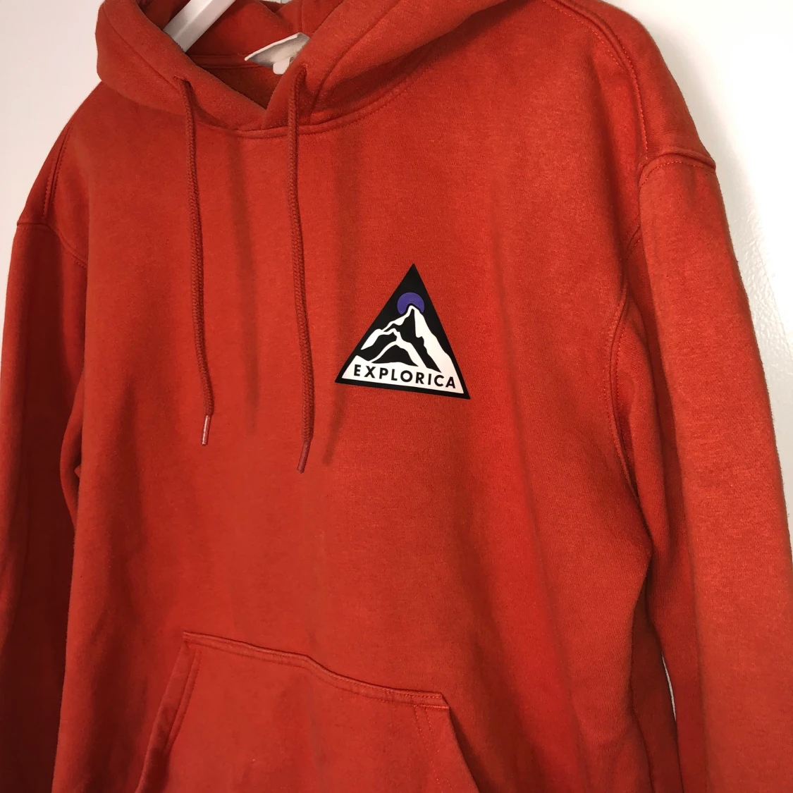 Orange hoodie strl M - 90