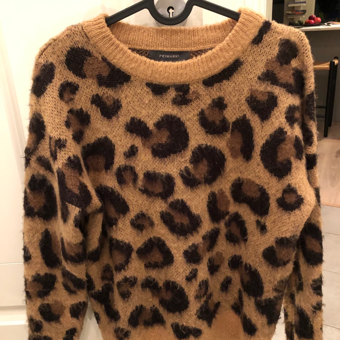 Stickad leopard tröja - 90