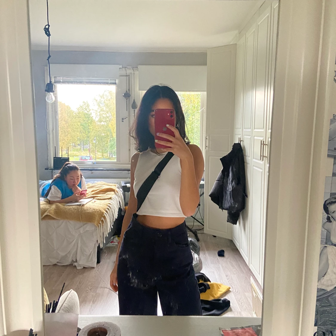 Väska och jacka i storlek S - 90