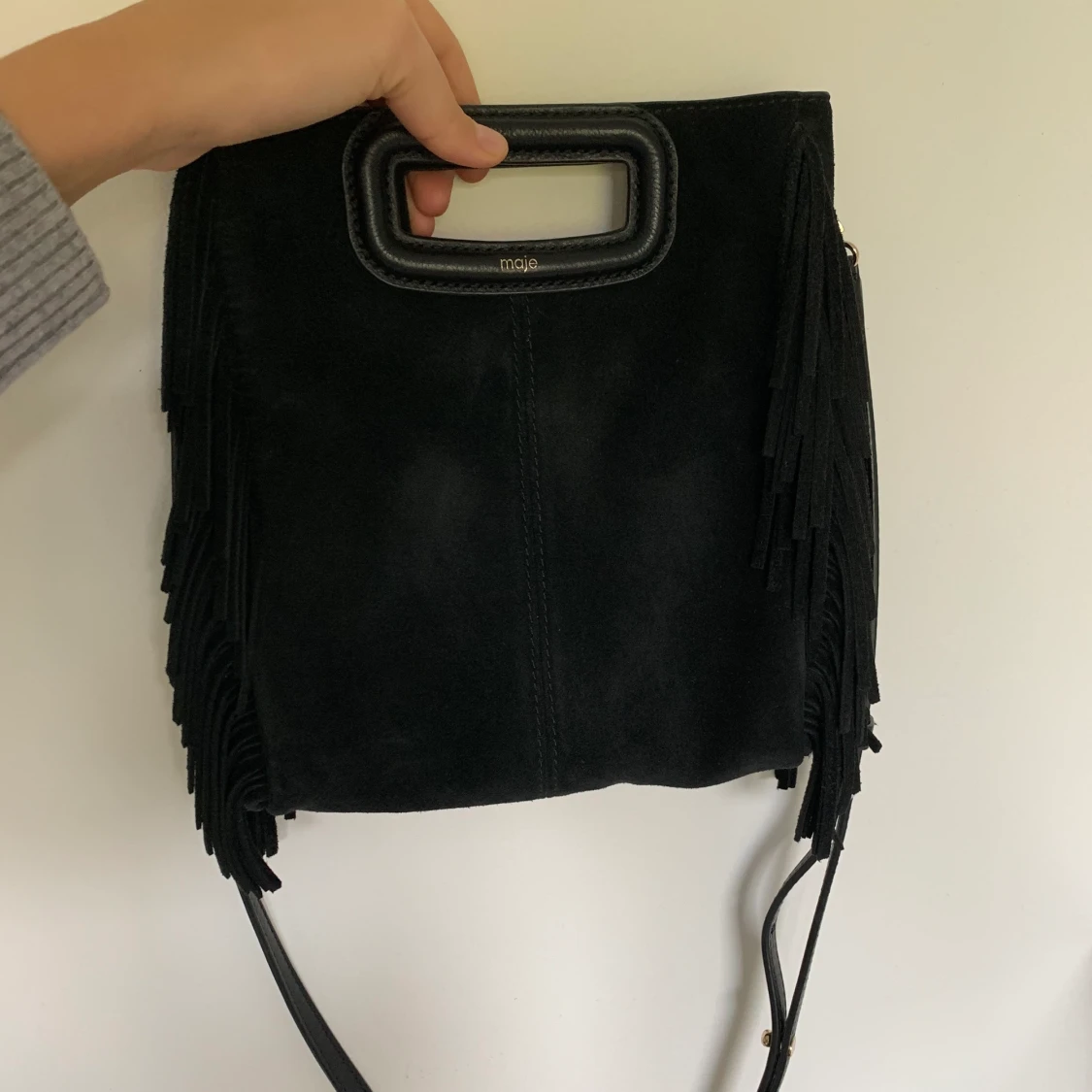 Maje suede M bag