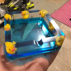 Hemgjord askkopp med Ankor - Superfin askkopp gjord av resin! 